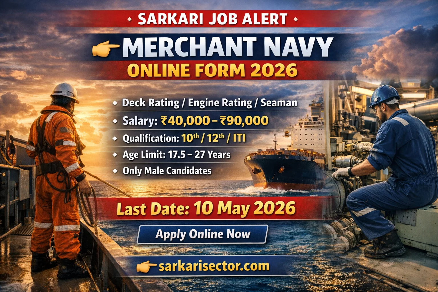 MERCHANT NAVY RECRUITMENT 2026