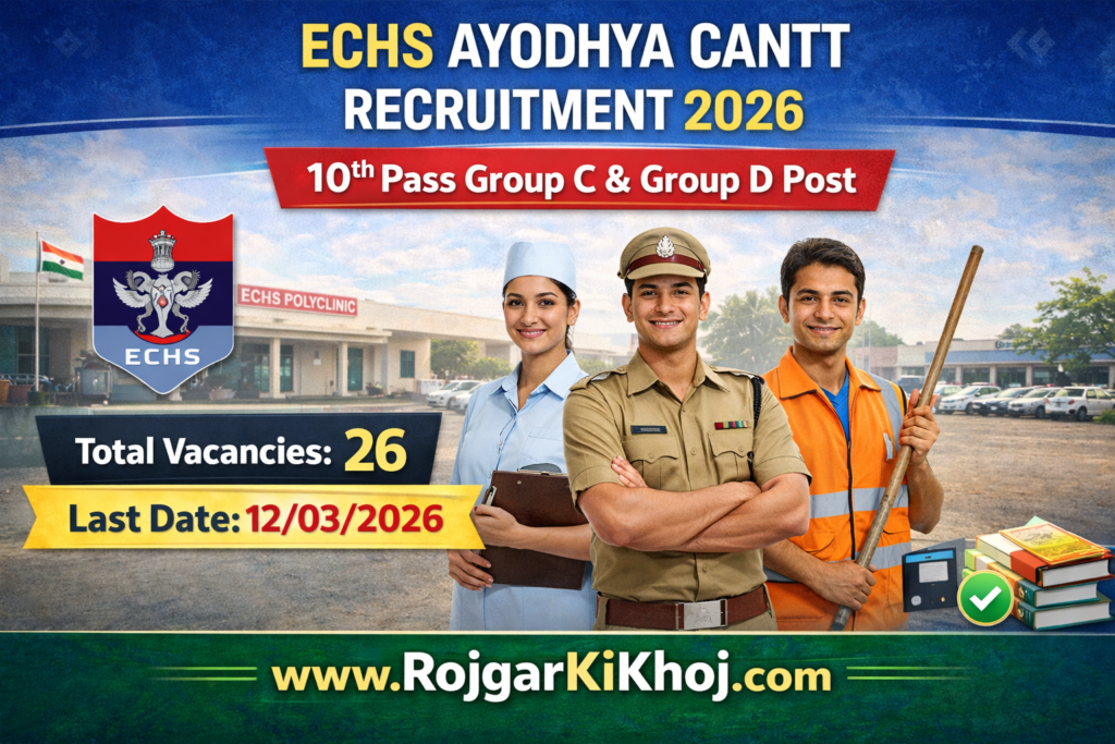 ECHS Ayodhya Cantt Recruitment 2026 